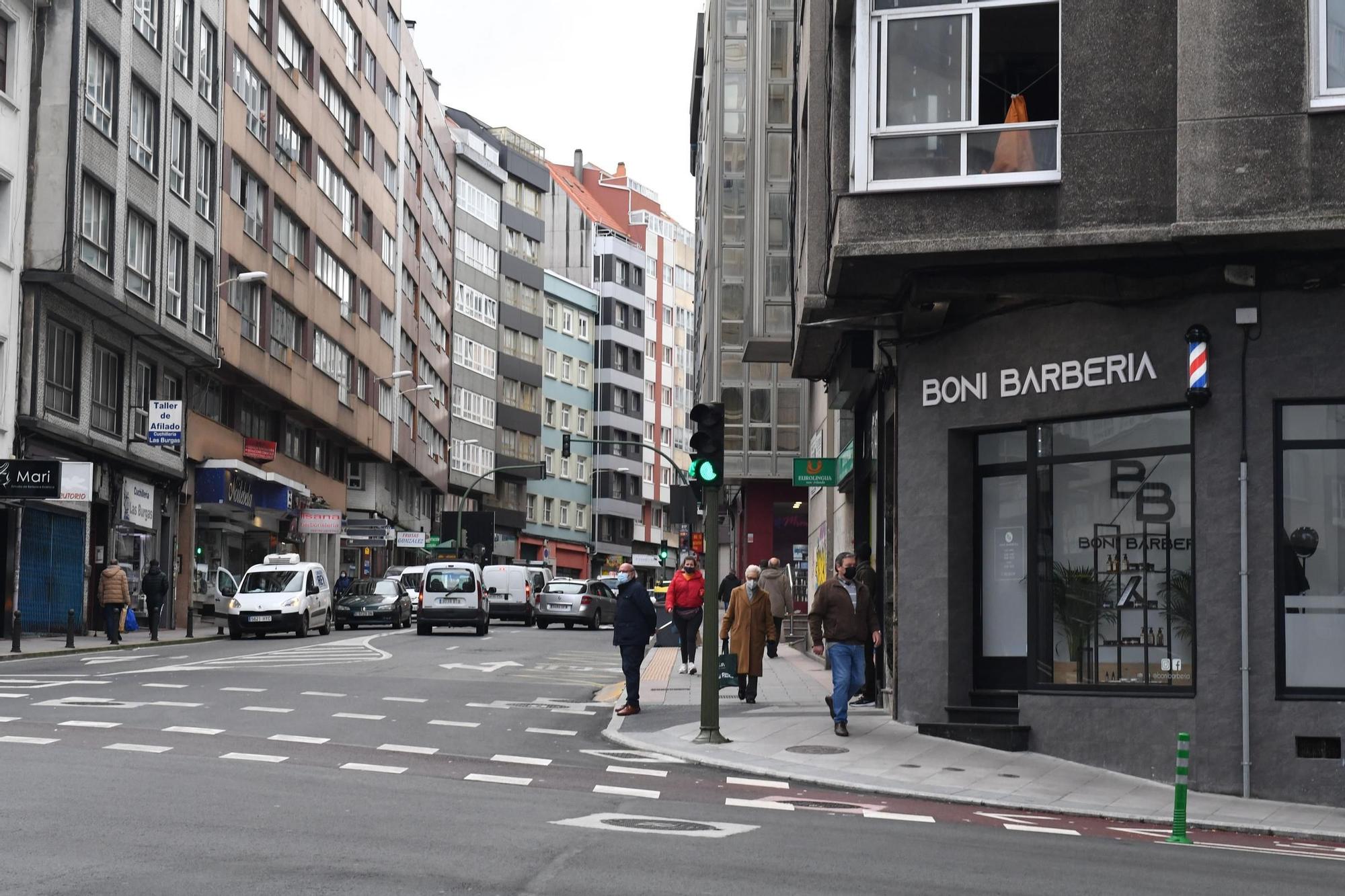 Desalojados 12 ocupas de una academia en A Coruña