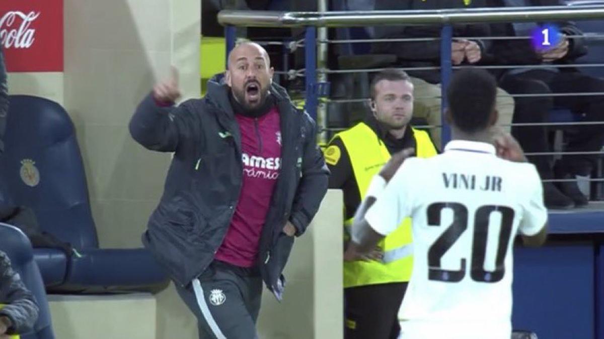 Vinicius y Pepe Reina se encararon en el Villarreal - Real Madrid