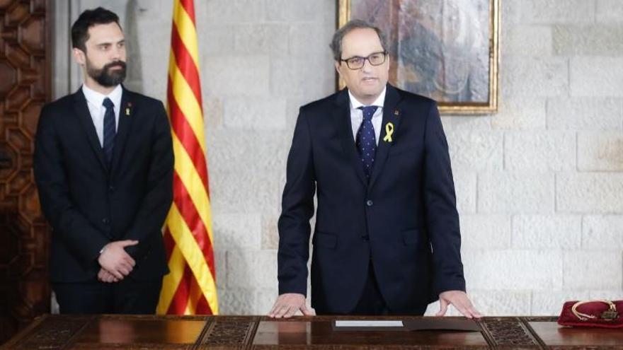 Presa de possessió del president de la Generalitat, Quim Torra.