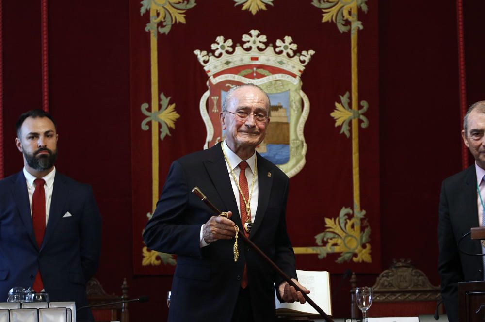 Pleno de investidura del Ayuntamiento de Málaga.