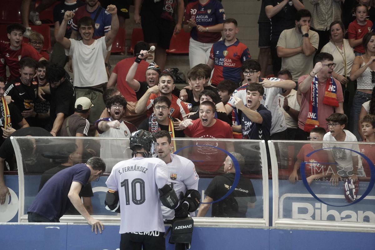 Imatges del quart partit Igualada Rigat - Barça Imatges del quart partit Igualada Rigat - Barça