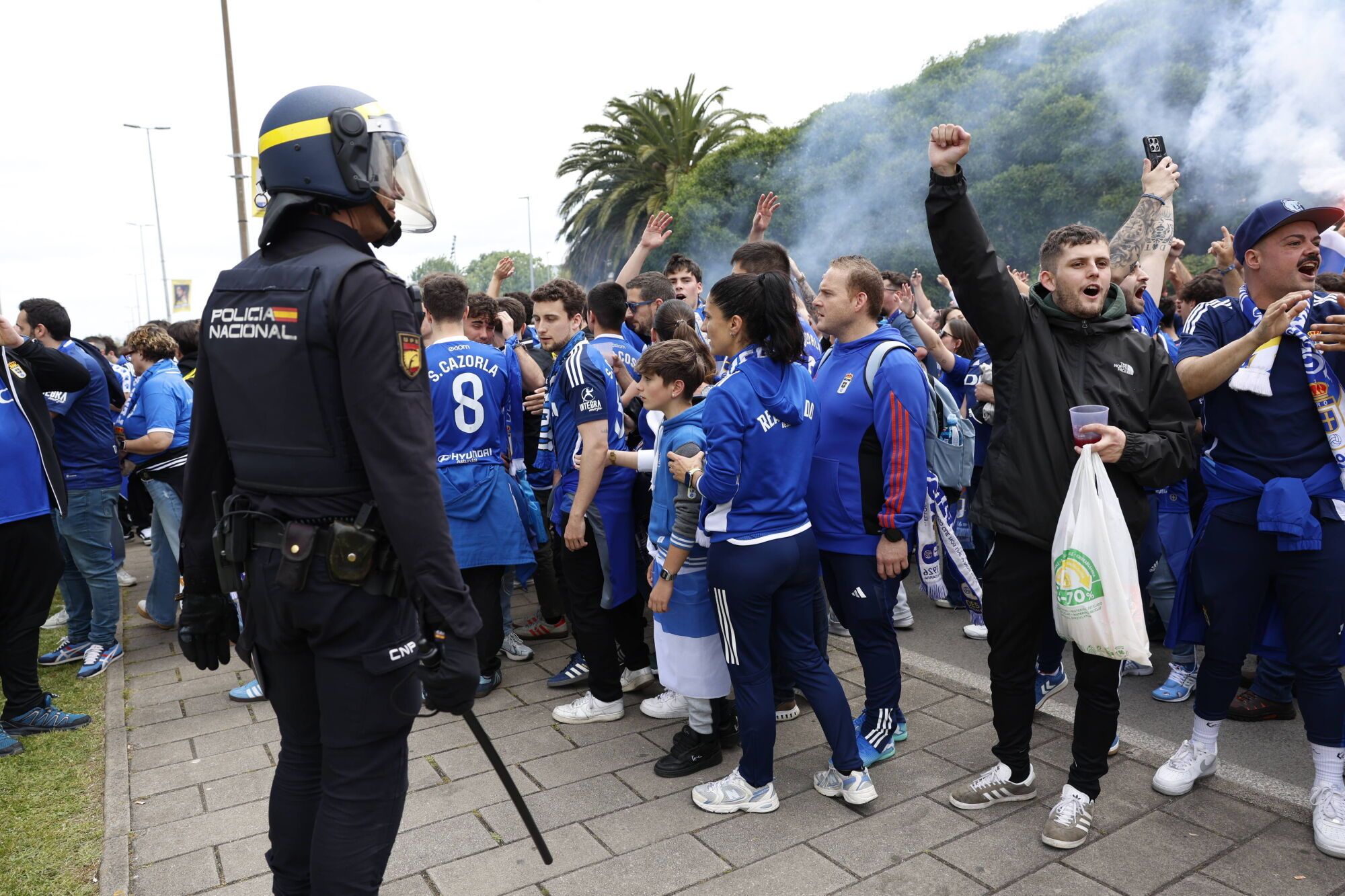 Así fue el partido entre el Real Oviedo y el Racing de Santander