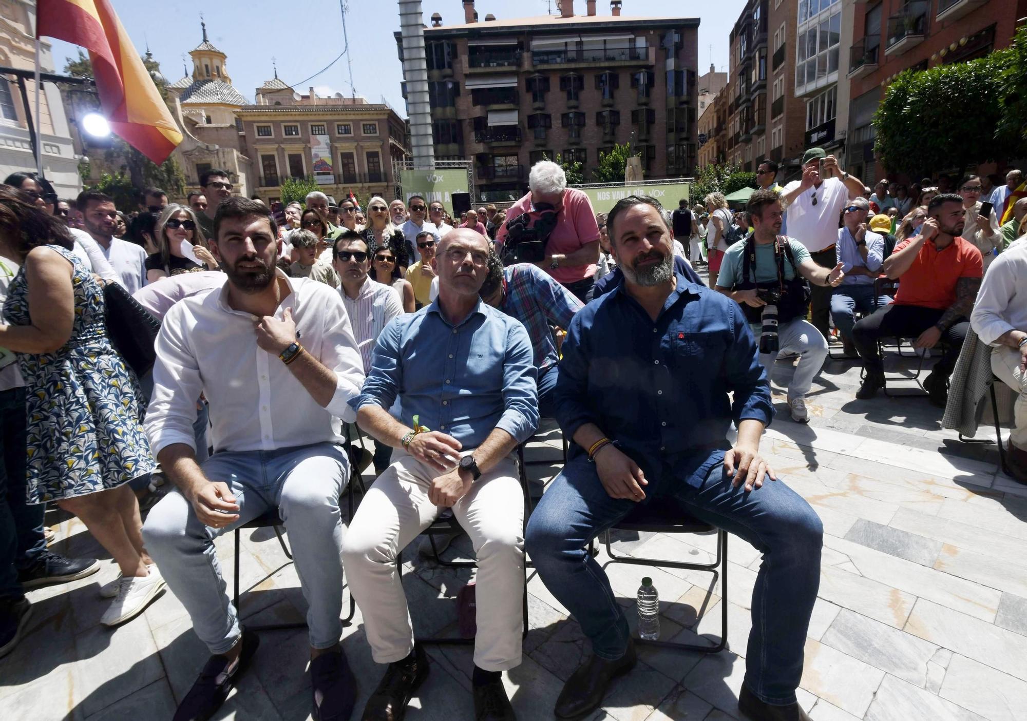 Acto de Santiago Abascal y Jorge Buxadé en Murcia