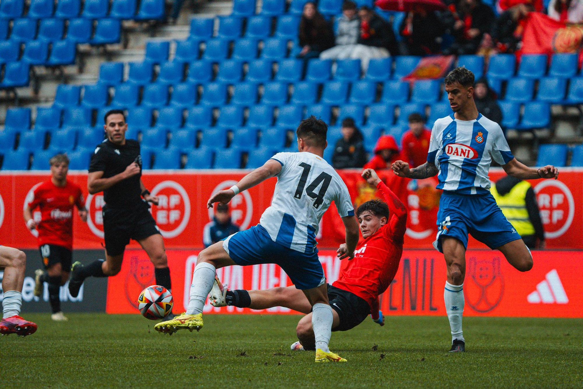 RCD Espanyol-RCD Mallorca, las imágenes de la Copa del Rey juvenil