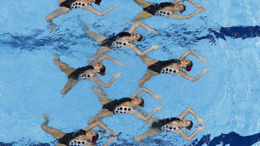 España, séptima tras la rutina técnica de natación artística
