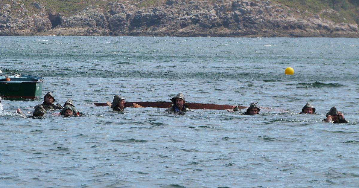Milagre en Laxe: a Virxe do Carme resucita a un mariñeiro na recreación do Naufraxio Milagre en Laxe: a Virxe do Carme resucita a un mariñeiro na recreación do Naufraxio