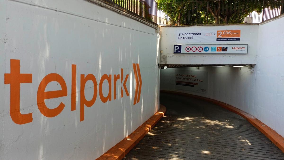 Entre las ventajas que ofrece la app Telpark, los murcianos cuentan con un 30% de descuento en los aparcamientos de la capital activando el servicio Entrada Express.