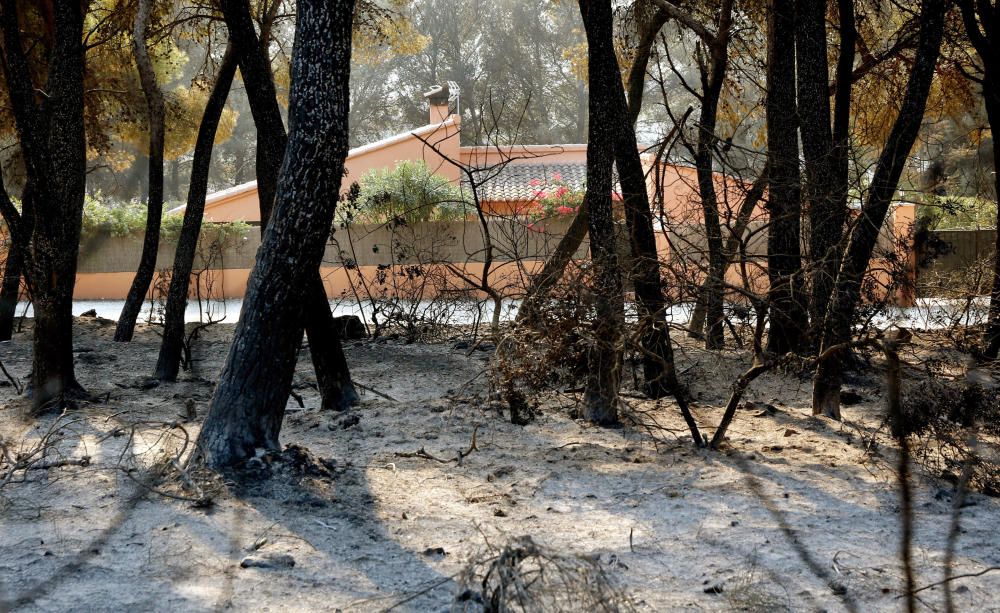 El paisaje después de la tragedia en Xàbia y Benitatxell