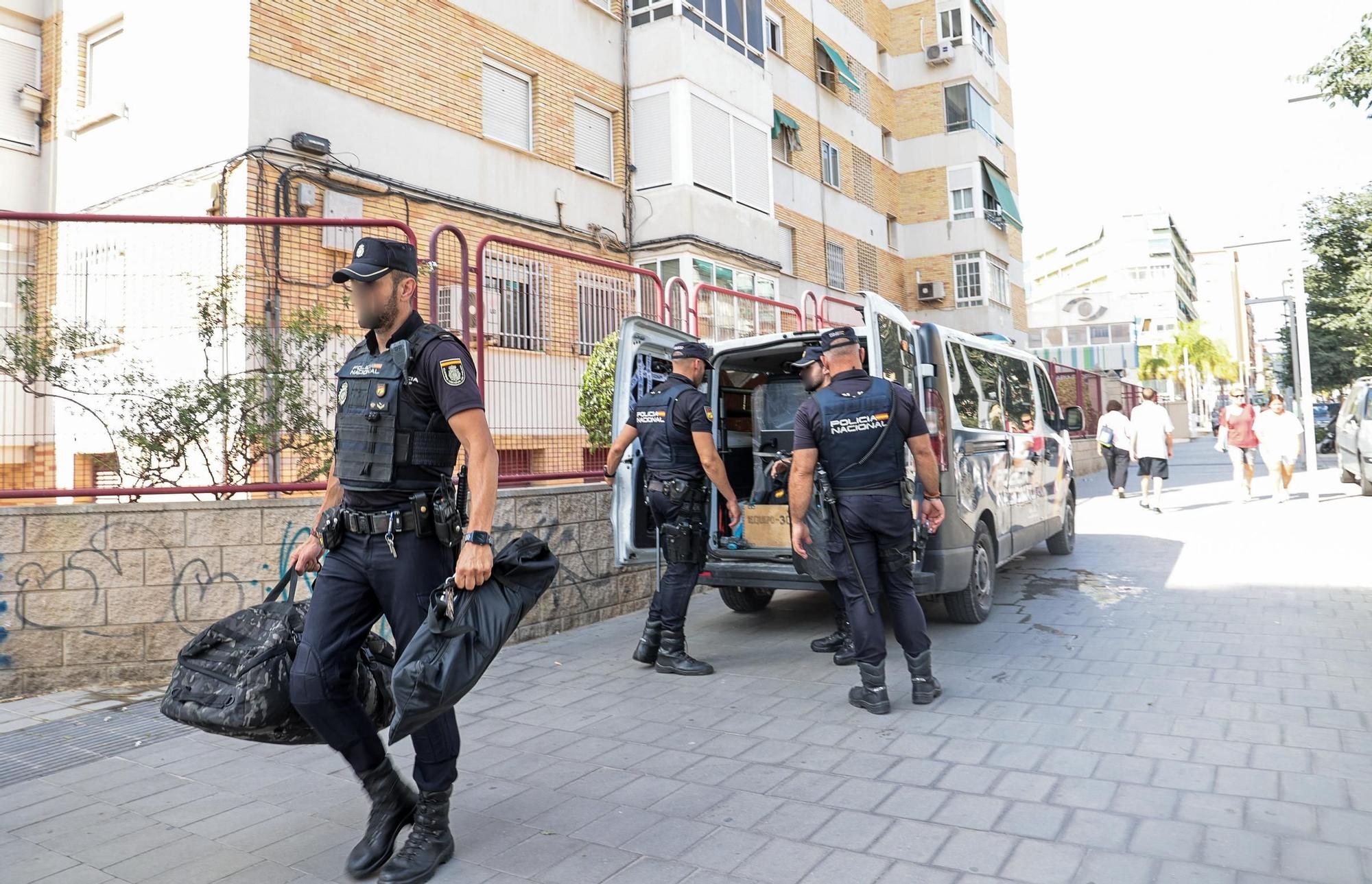 Registros de la Policía Nacional en Carolinas