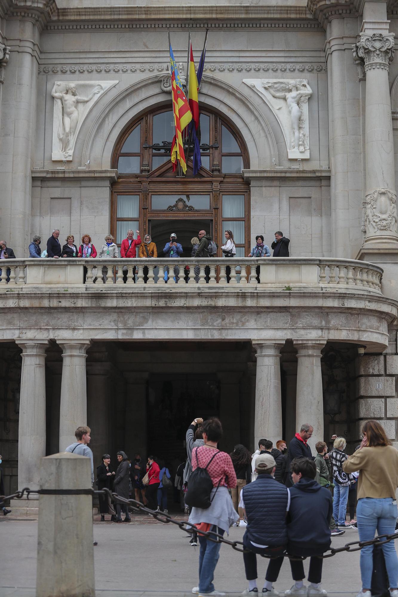 Los turistas llegan a València en Semana Santa