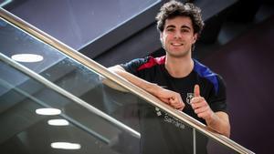 Ignacio Alabart, en la previa del Barça-Porto