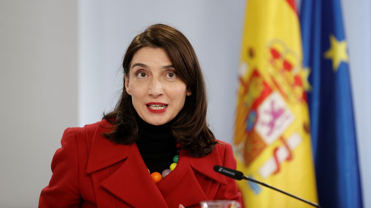 La ministra de Justicia, Pilar Llop, durante una rueda de prensa posterior al Consejo de Ministros