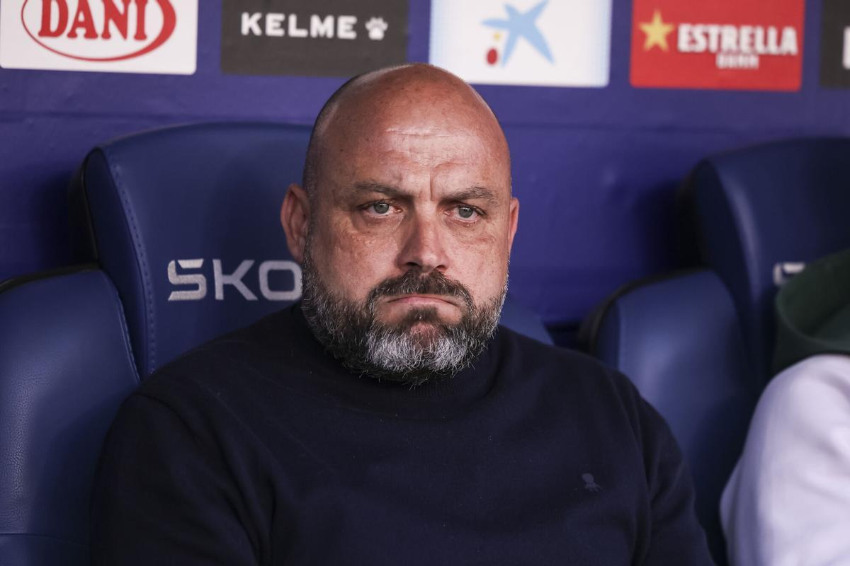 Manolo González, enojado, este sábado en el duelo ante el Getafe.