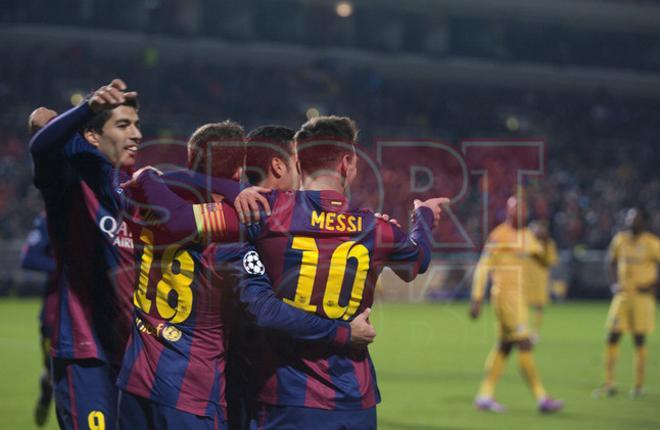 APOEL NICOSIA 0-FCBARCELONA 4