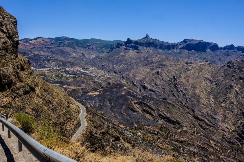 Consecuencias del incendio: De Valleseco a Artenar