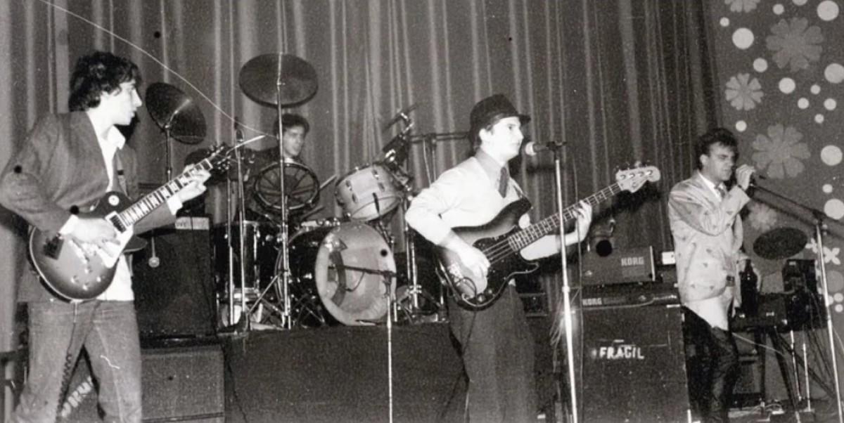 Una foto mítica. De izquierda a derecha, Miguel Costas, Julián Hernández, Alberto Torrado y Germán Coppini.