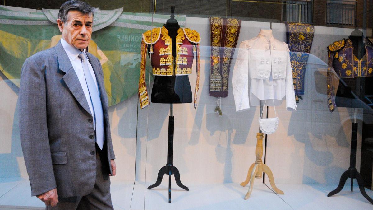 Daniel Roqueta cuando inauguró su tienda en Utebo en 2014.