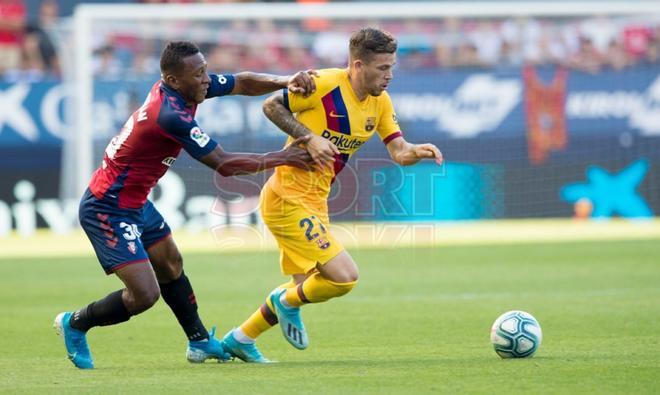 Las imágenes del partido entre  el Osasuna y el FC Barcelona correspondiente a la jornada 3 de LaLiga Santander disputado en el estadio El Sadar, Pamplona.