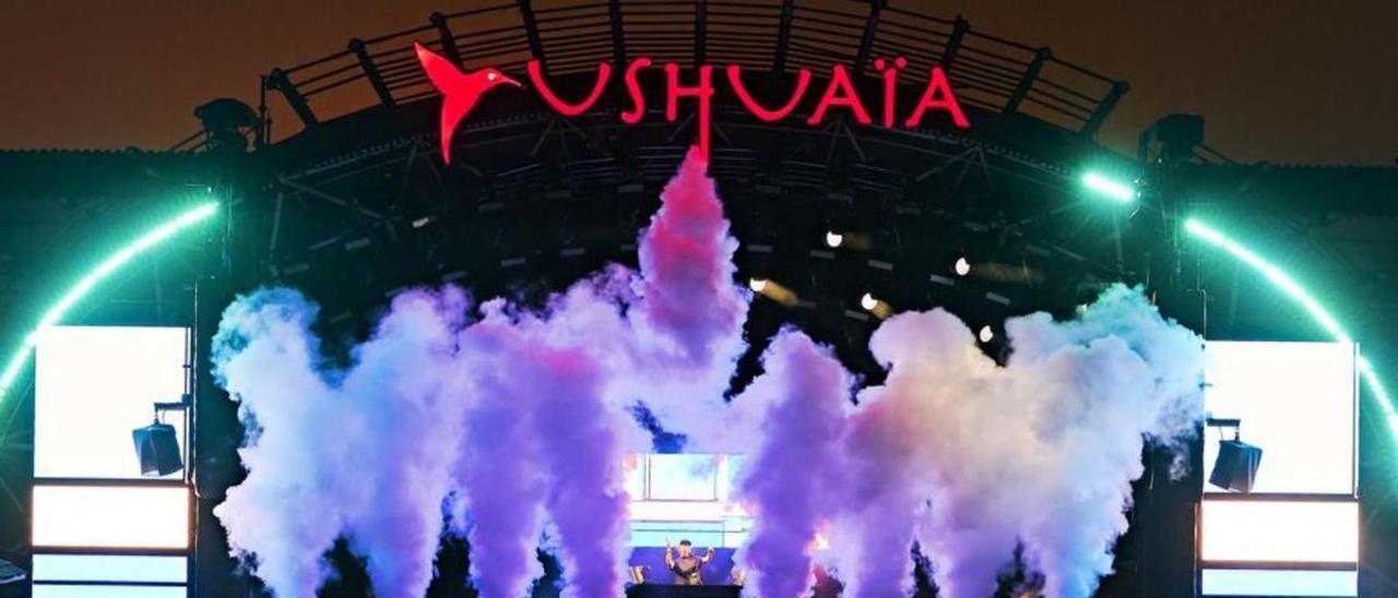 El escenario de Ushuaïa Ibiza.