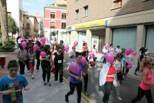 Marcha Popular contra el Cáncer de Mama en Lorca