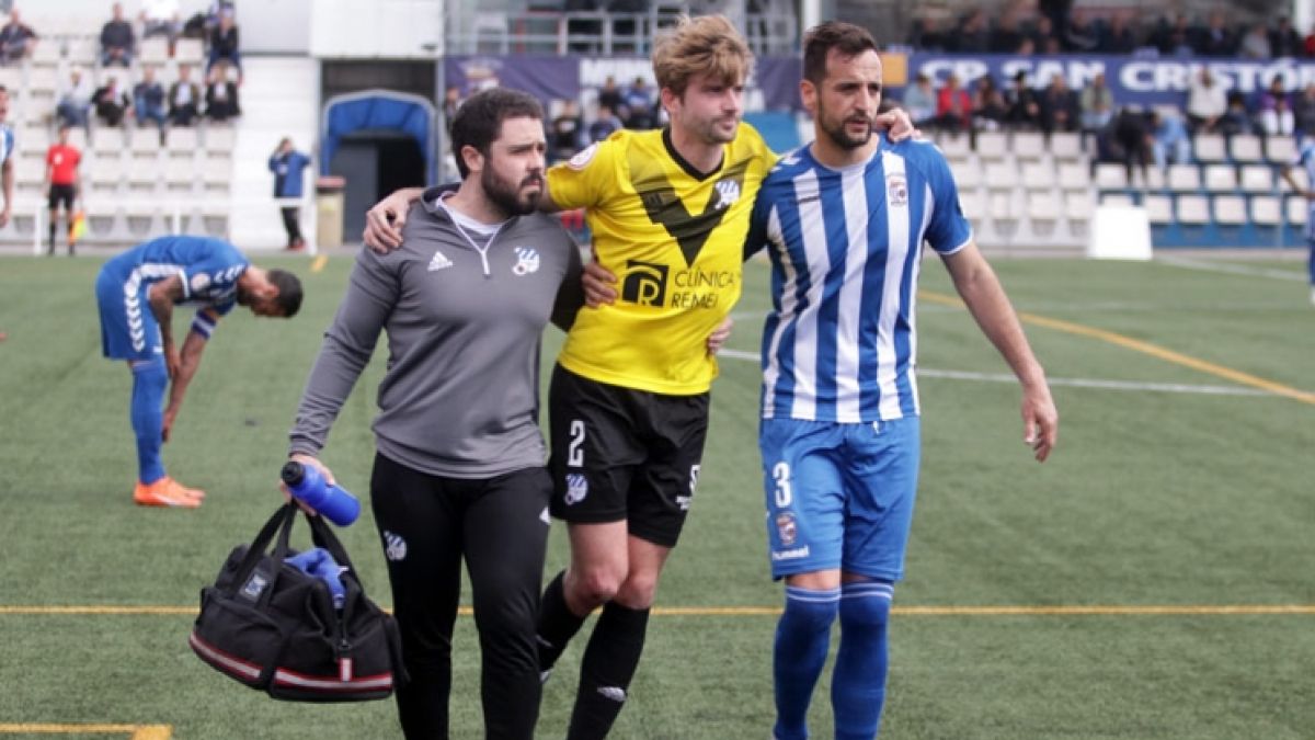 Sergi Pastells, lateral derecho del CE Europa, lesionado de gravedad