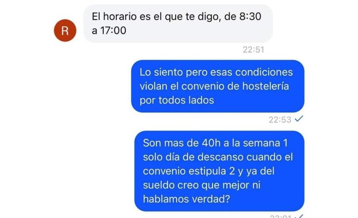 La indignante propuesta laboral a un camarero que ha cabreado a toda Canarias