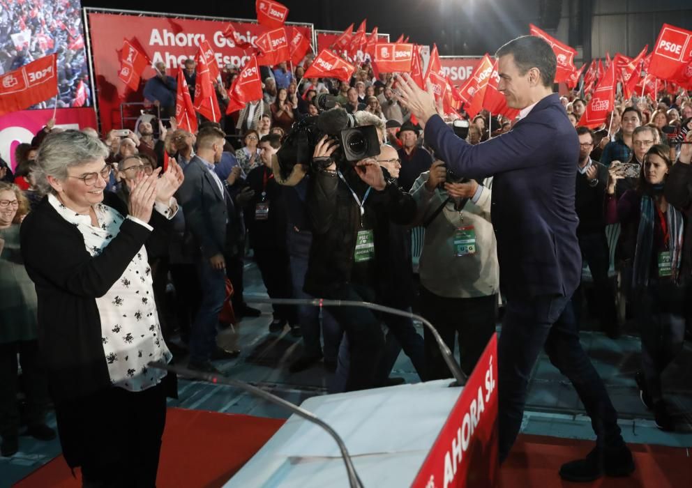 Mitin de Pedro Sánchez en Gijón