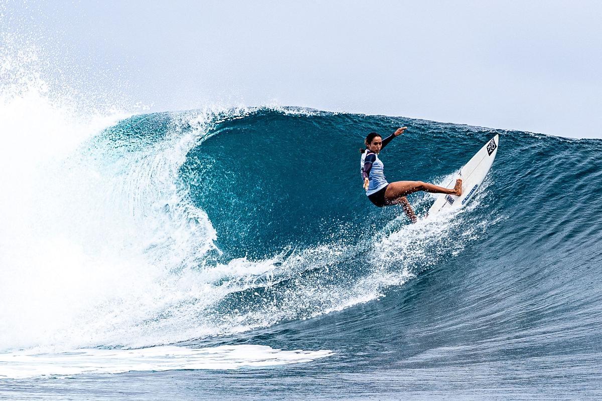 Competición de surf Outerknown Tahiti Pro 2022 en Teahupoo, Polinesia Francesa