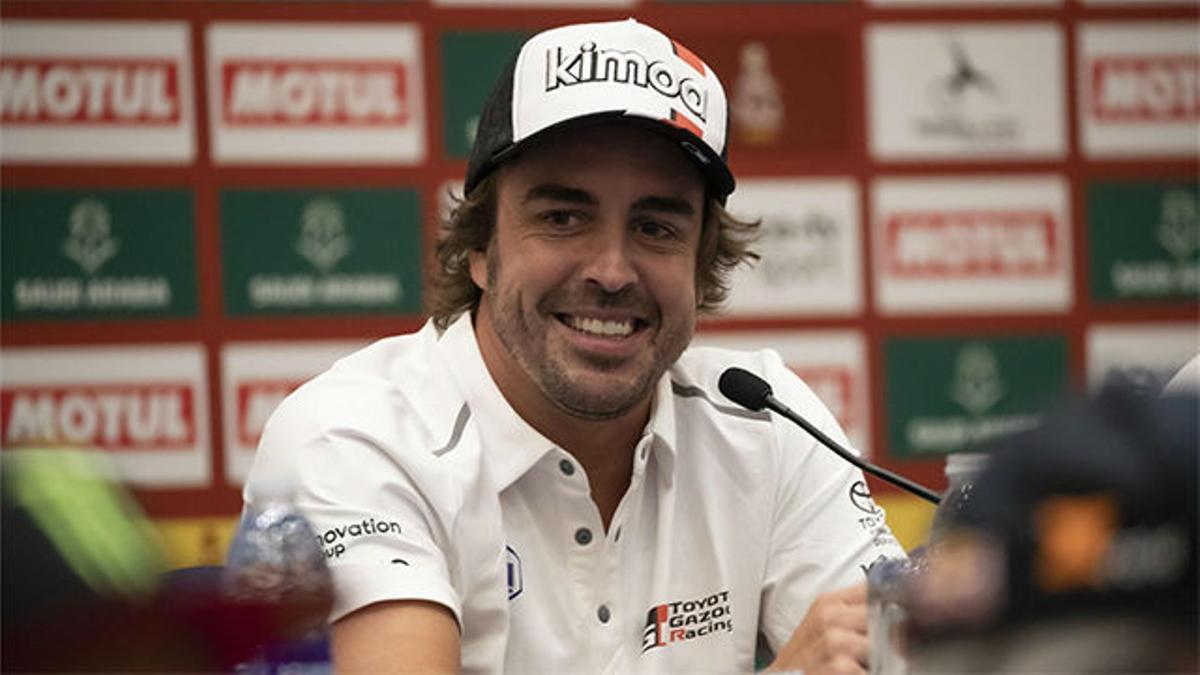 Fernando Alonso da sus impresiones de cara al Dakar 2020