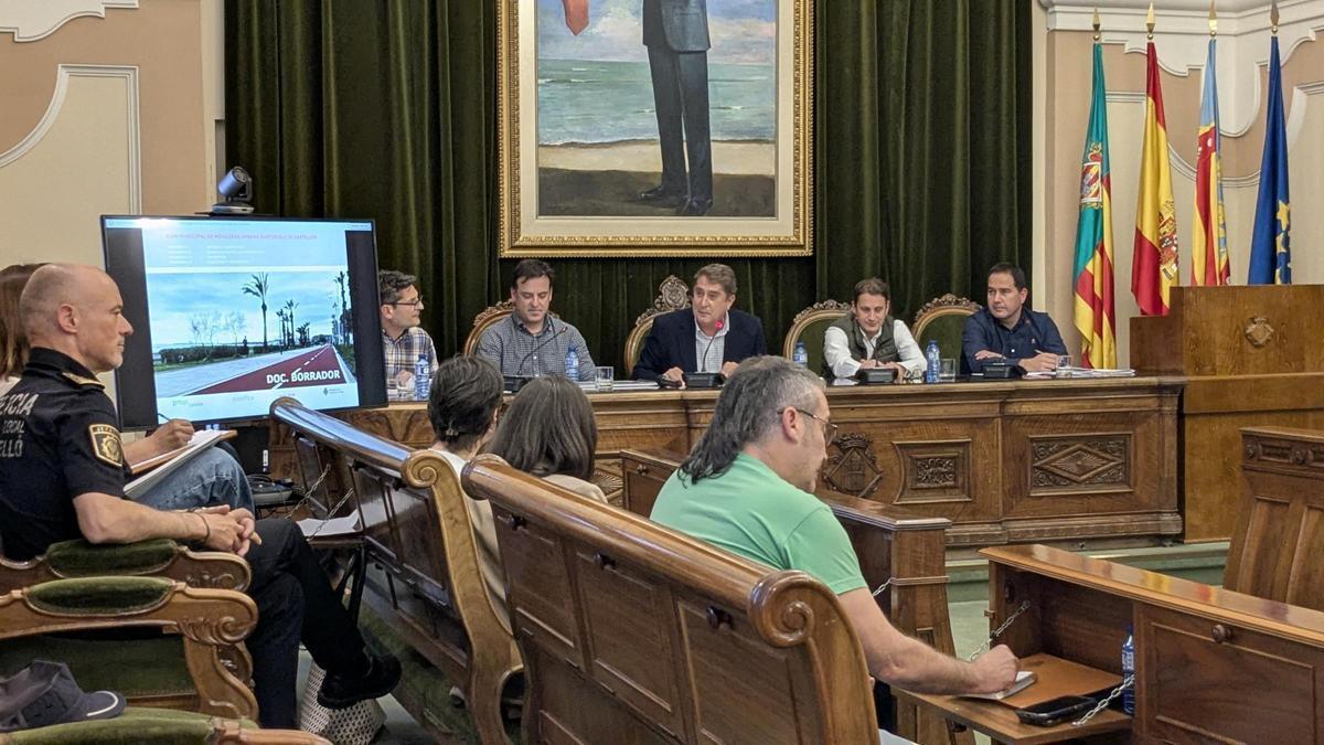 Foro de Movilidad en el Ayuntamiento de Castelló, este miércoles.