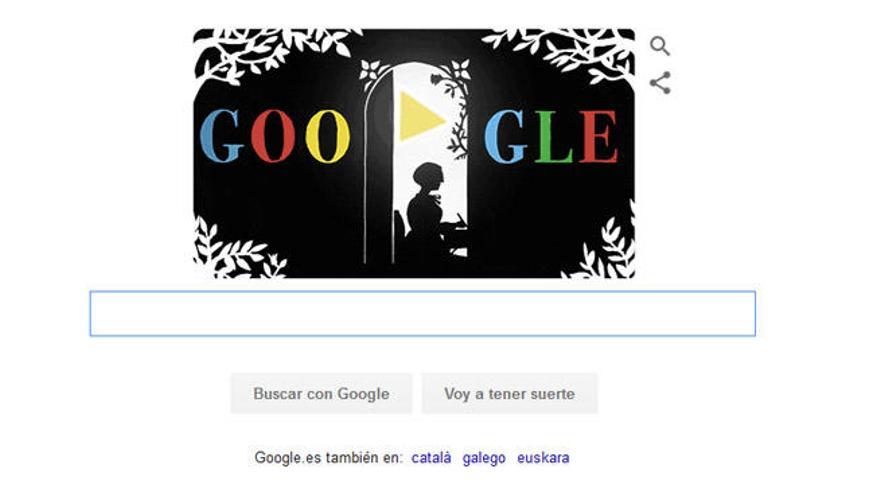 El 117º aniversario del nacimiento de Lotte Reiniger, en el doodle.