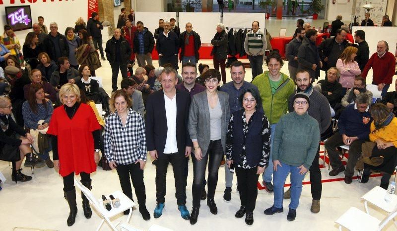 Violeta Barba y Fernando Rivarés presentan su candidatura al Ayuntamiento de Zaragoza