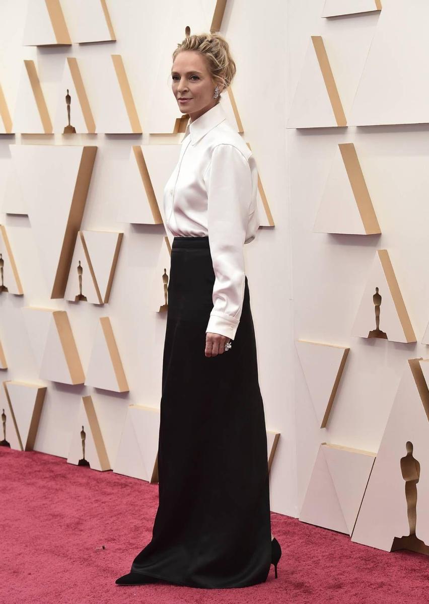 Uma Thurman en los Premios Oscar 2022