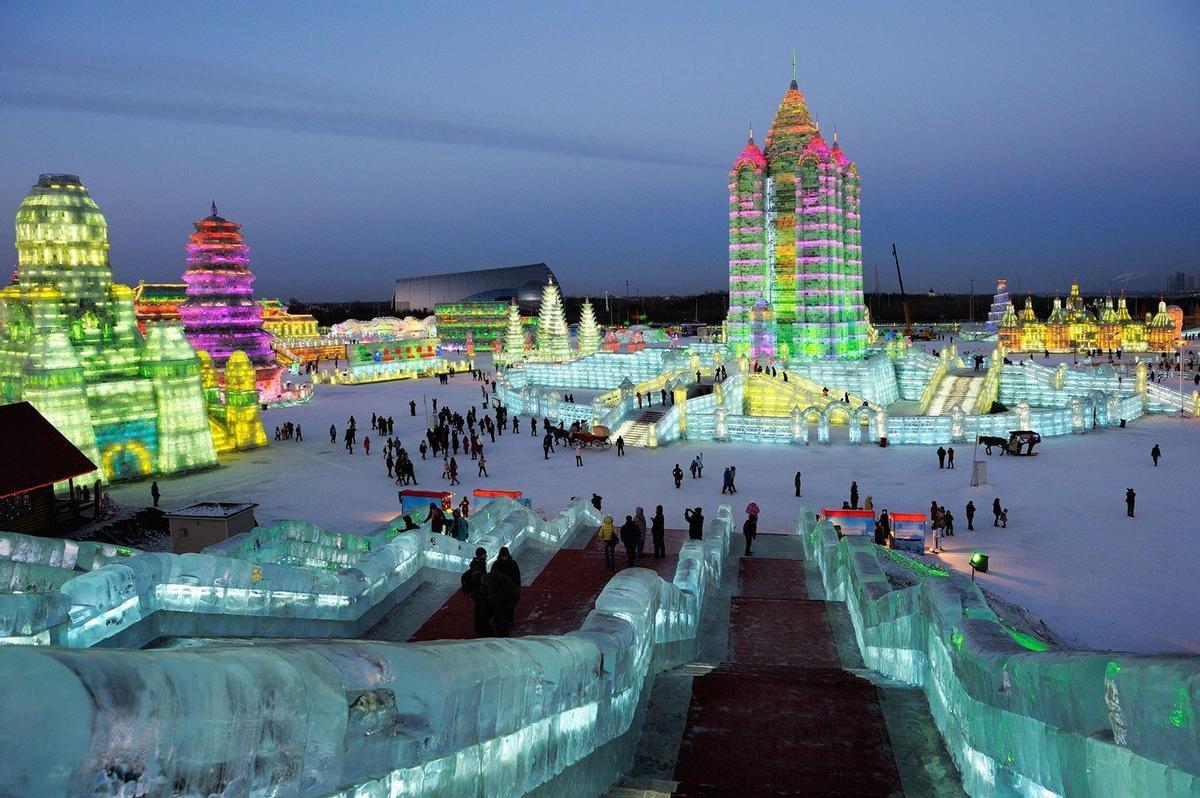 Parque de hielo y nieve en China