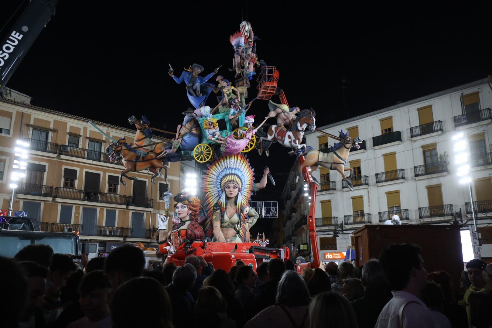 Así ha sido la plantà de la falla Convento Jerusalén