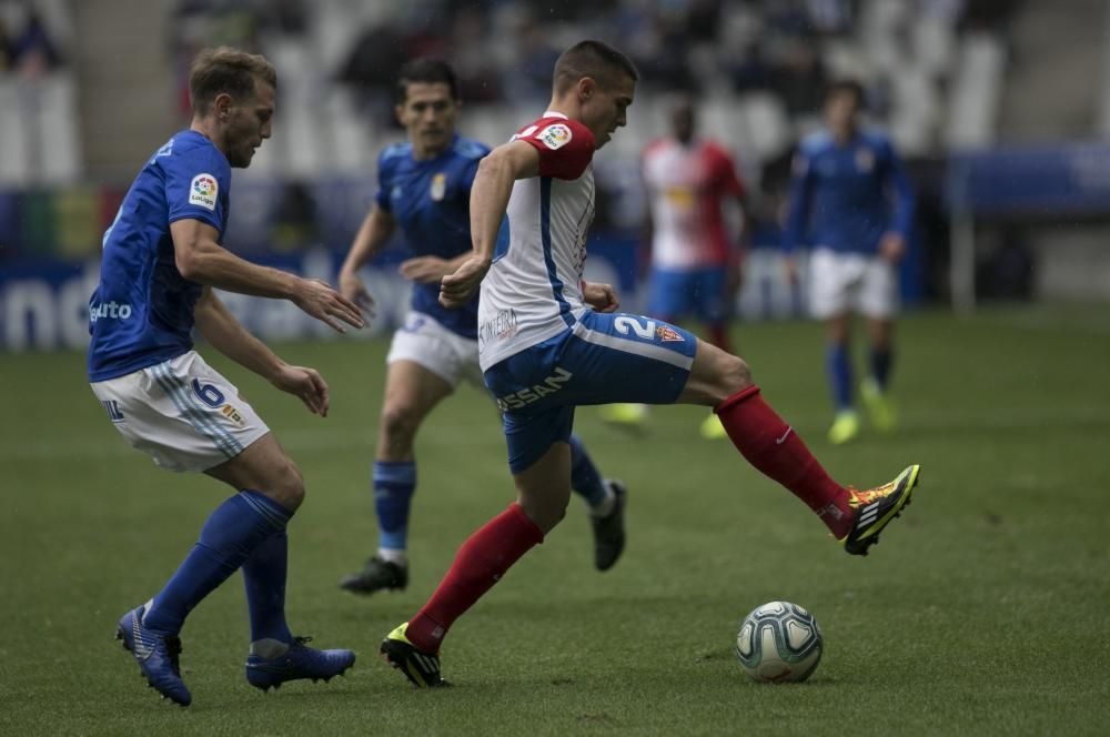 El derbi entre Oviedo y Sporting en imágenes