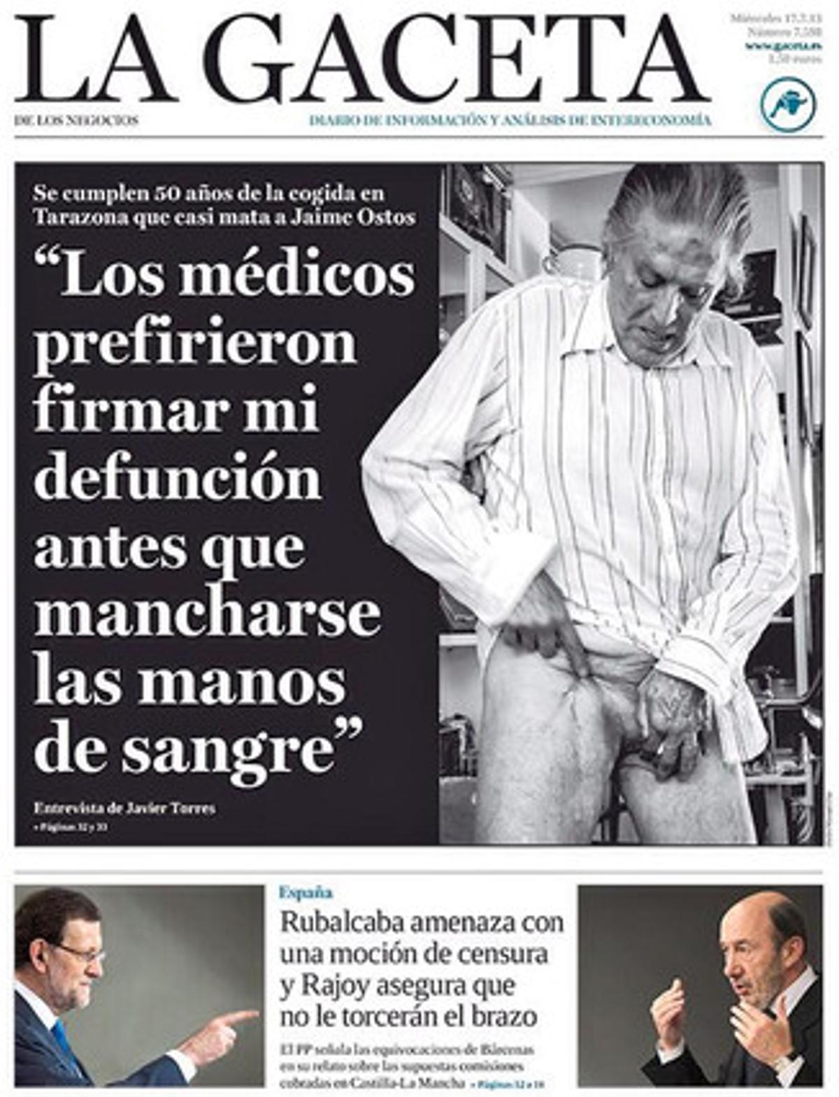 La Gaceta, 17-07-2013. La Gaceta, 17-07-2013.