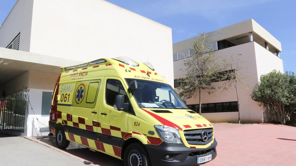 Una ambulancia de Santa Eularia