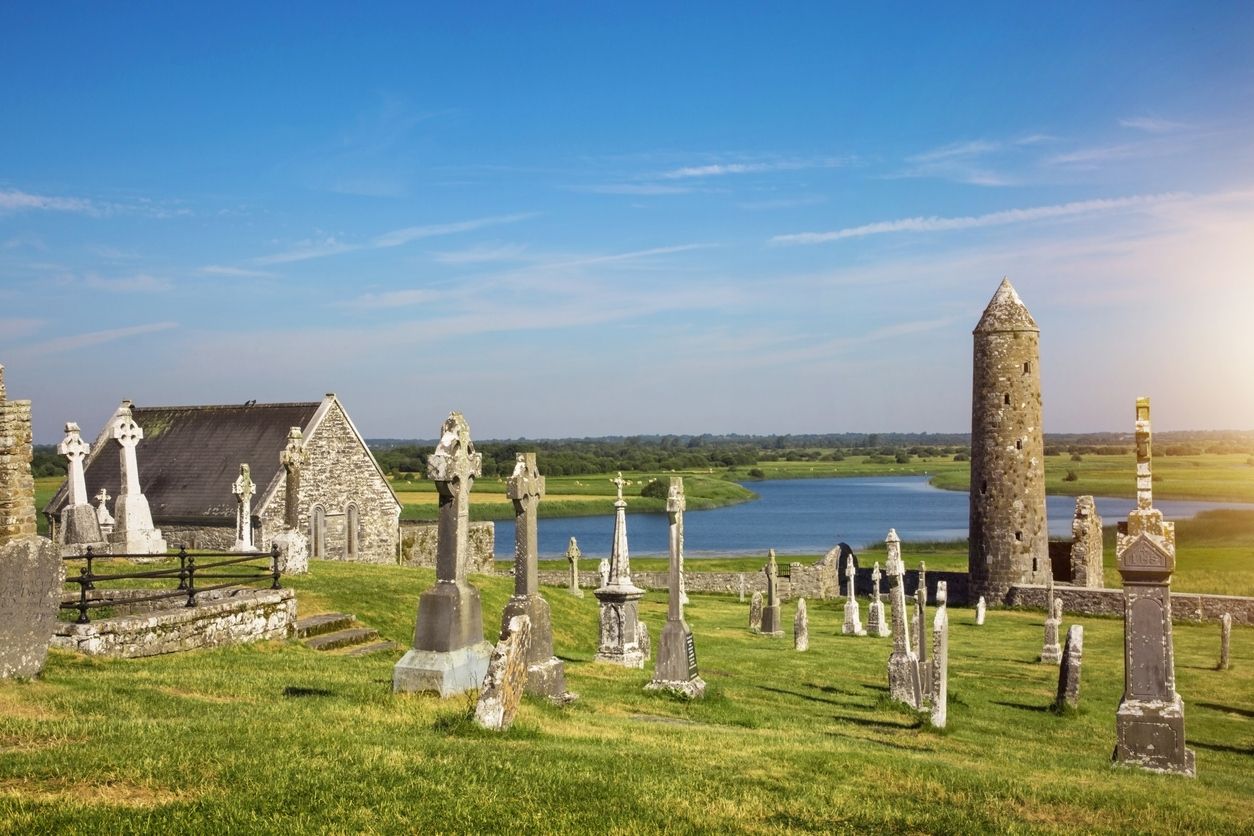 Clonmacnoise, en Irlanda.