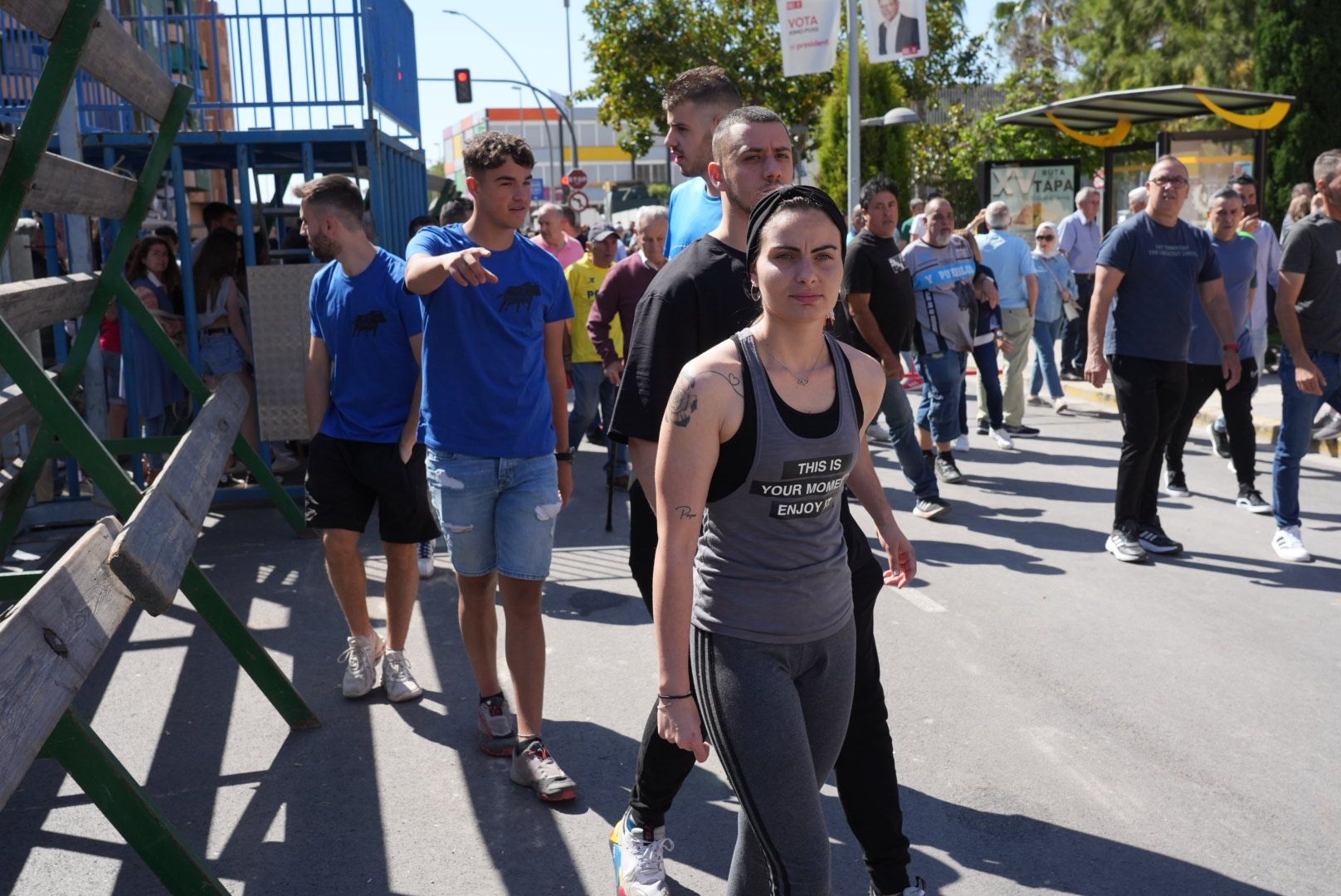 Galería: El primer encierro de las fiestas de Sant Pasqual 2023 en imágenes