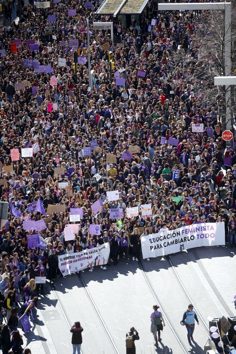 Concentraciones por el 8-M en Zaragoza