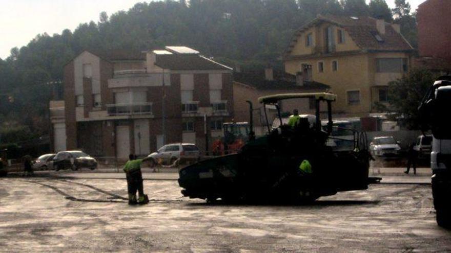 Sant Fruitós inicia els treballs de millora en tres zones d&#039;aparcament