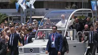 El papa León XIV refuerza en la catedral los lazos con la Iglesia de Canarias: "Con ustedes soy cristiano y para ustedes, obispo"