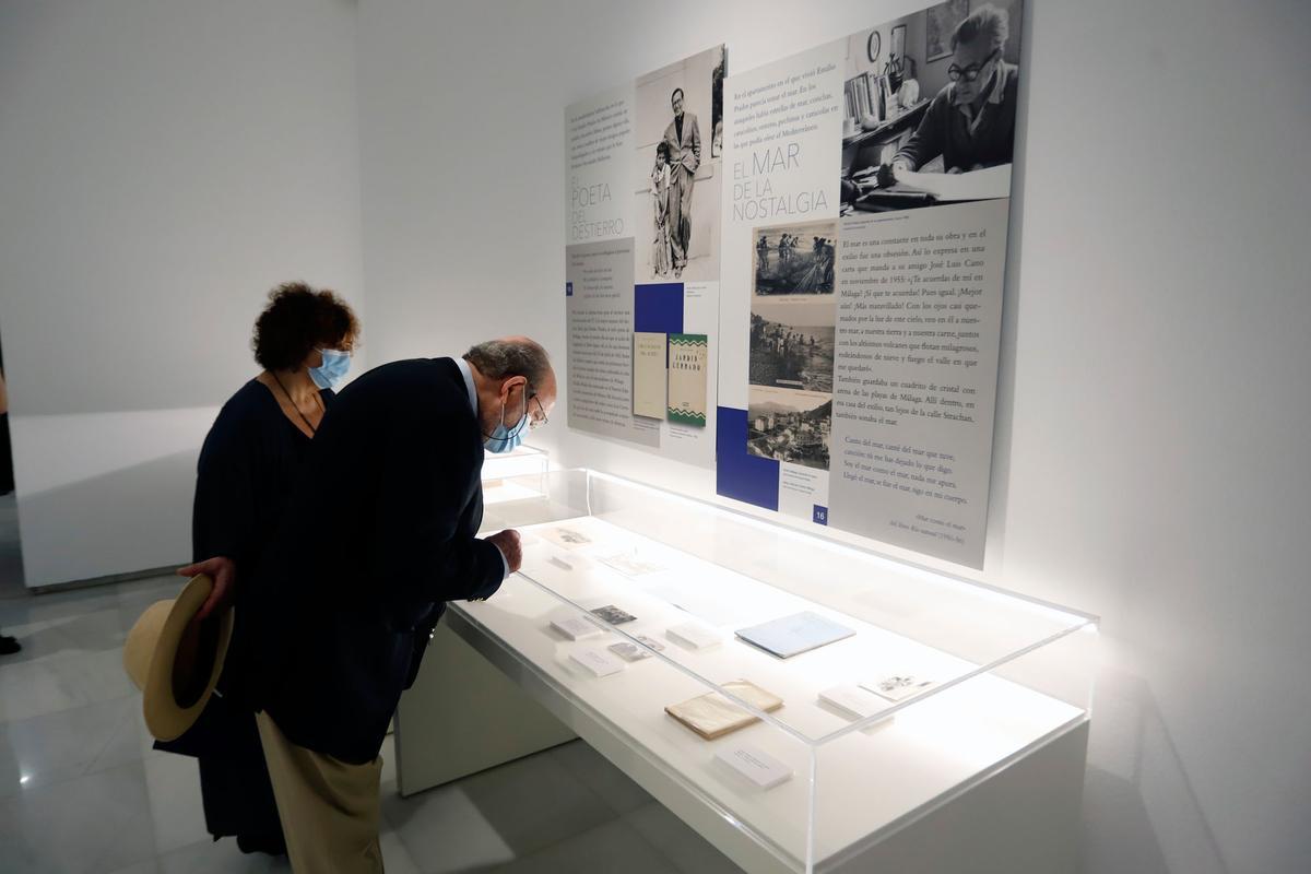 Exposición sobre Emilio Prados en el Centro Cultural de la Fundación Unicaja