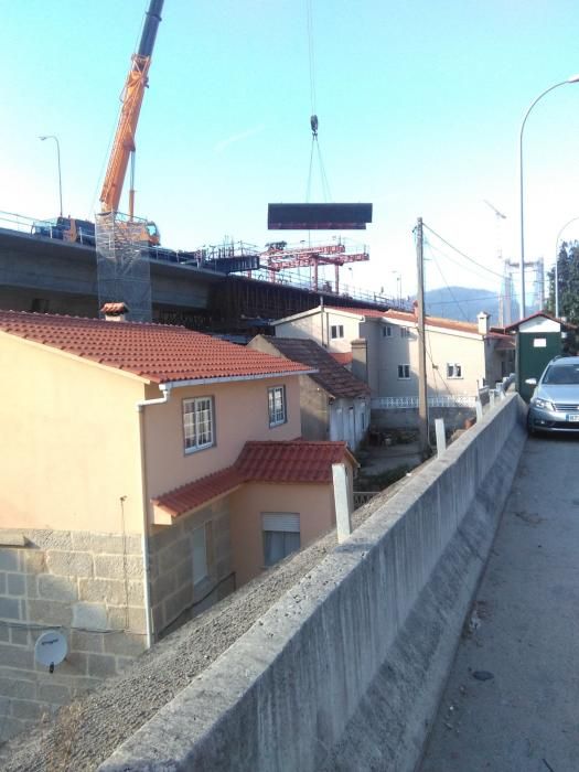 Obras de la ampliación del Puente de Rande