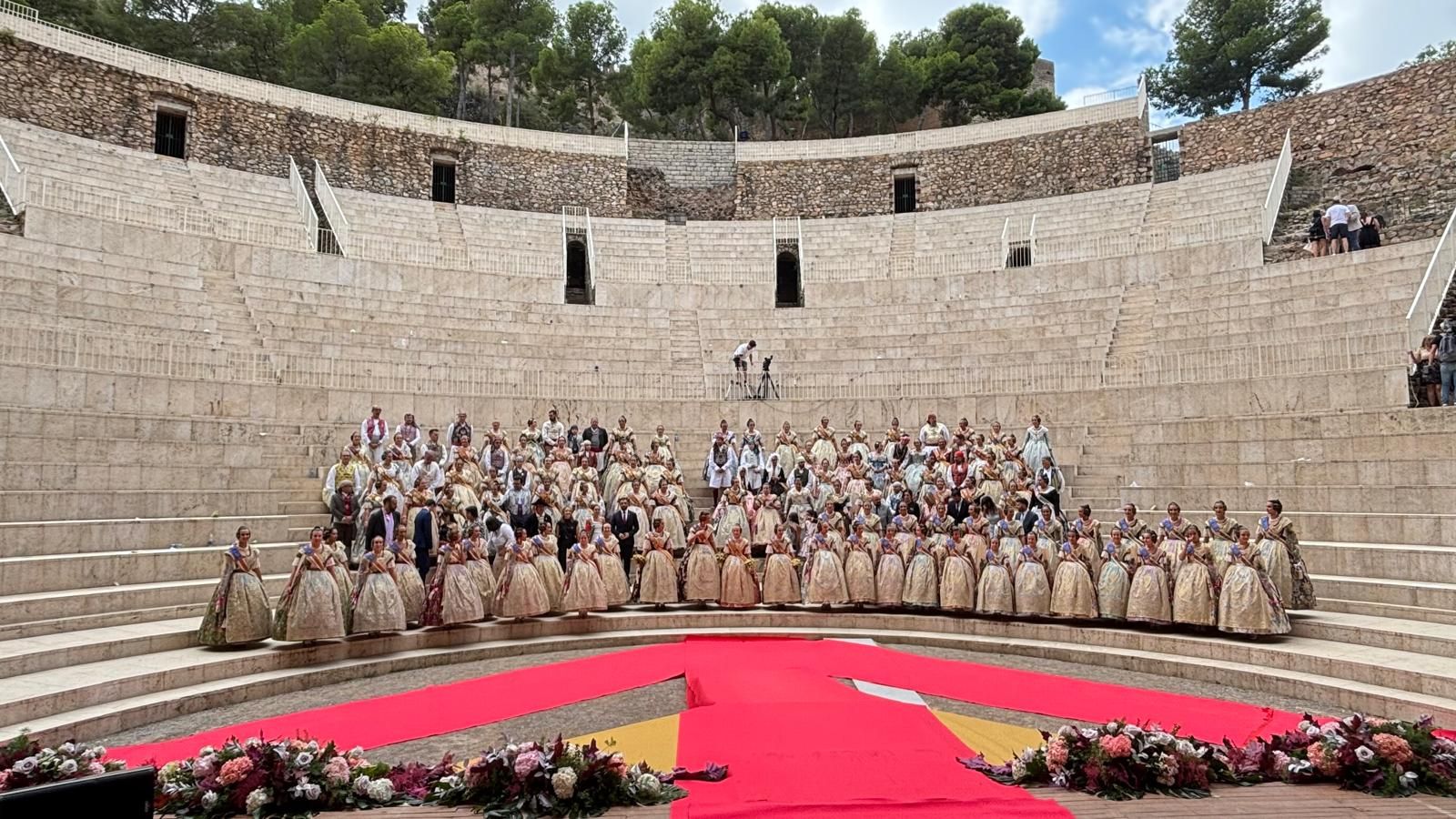 Despedida de las Falleras Mayores de la Comunitat Valenciana en Sagunt
