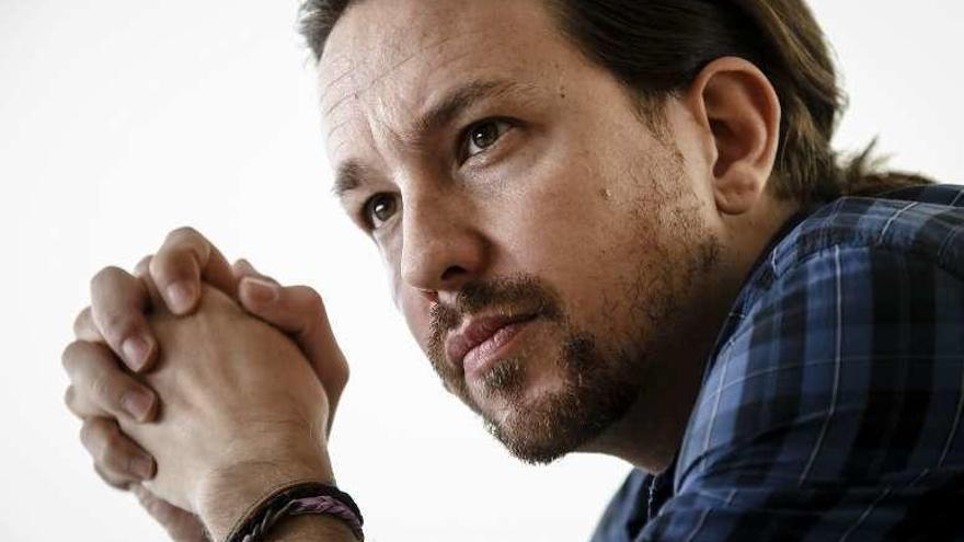 El líder de Podemos, Pablo Iglesias. // Carlos Rodríguez