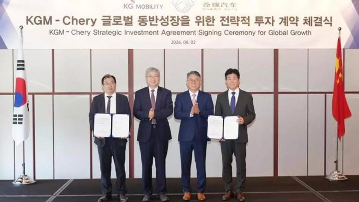 Chery sella su alianza con KGM con una inversión multimillonaria de la que nacerá el sucesor del Rexton