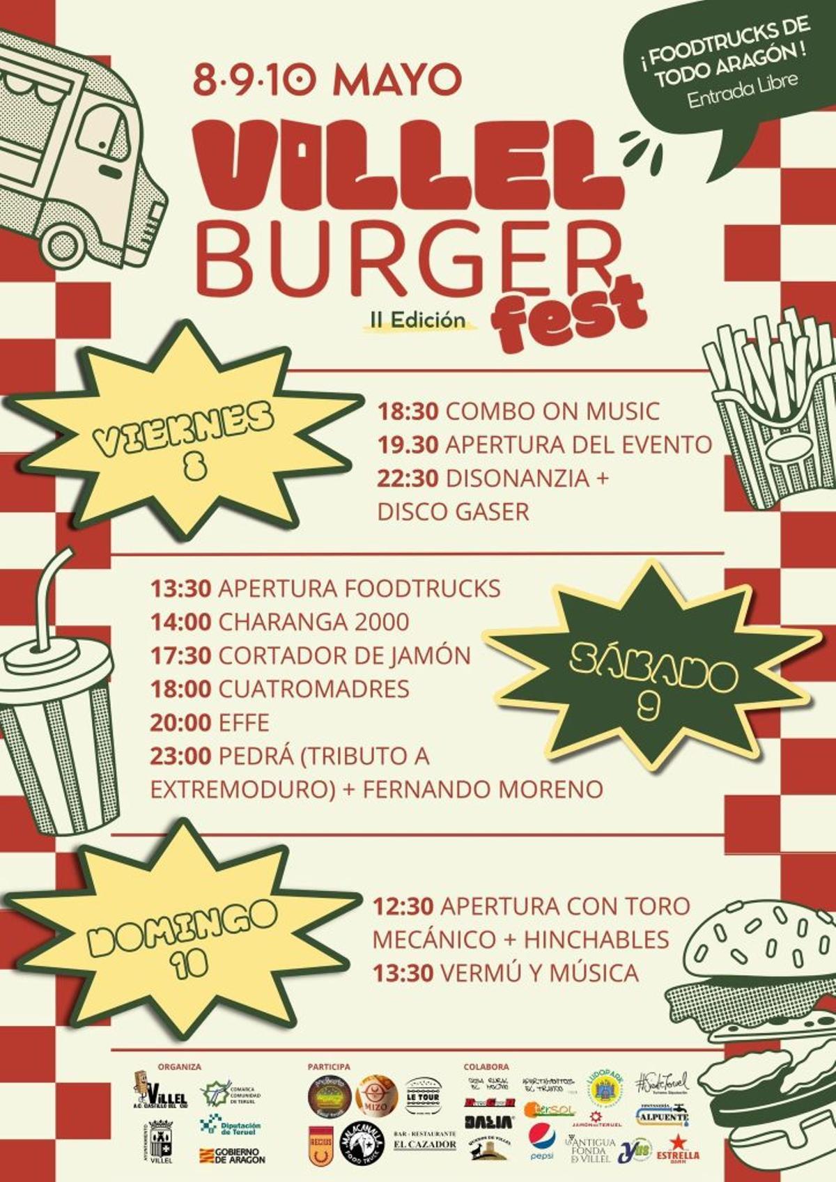 Cartel del Villel Burger Fest