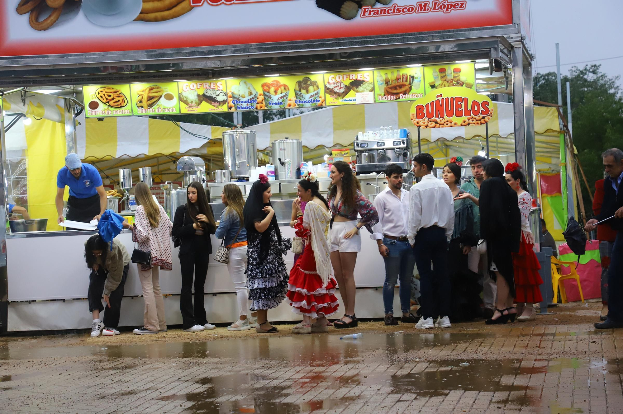 El primer día de Feria marcado por la lluvia